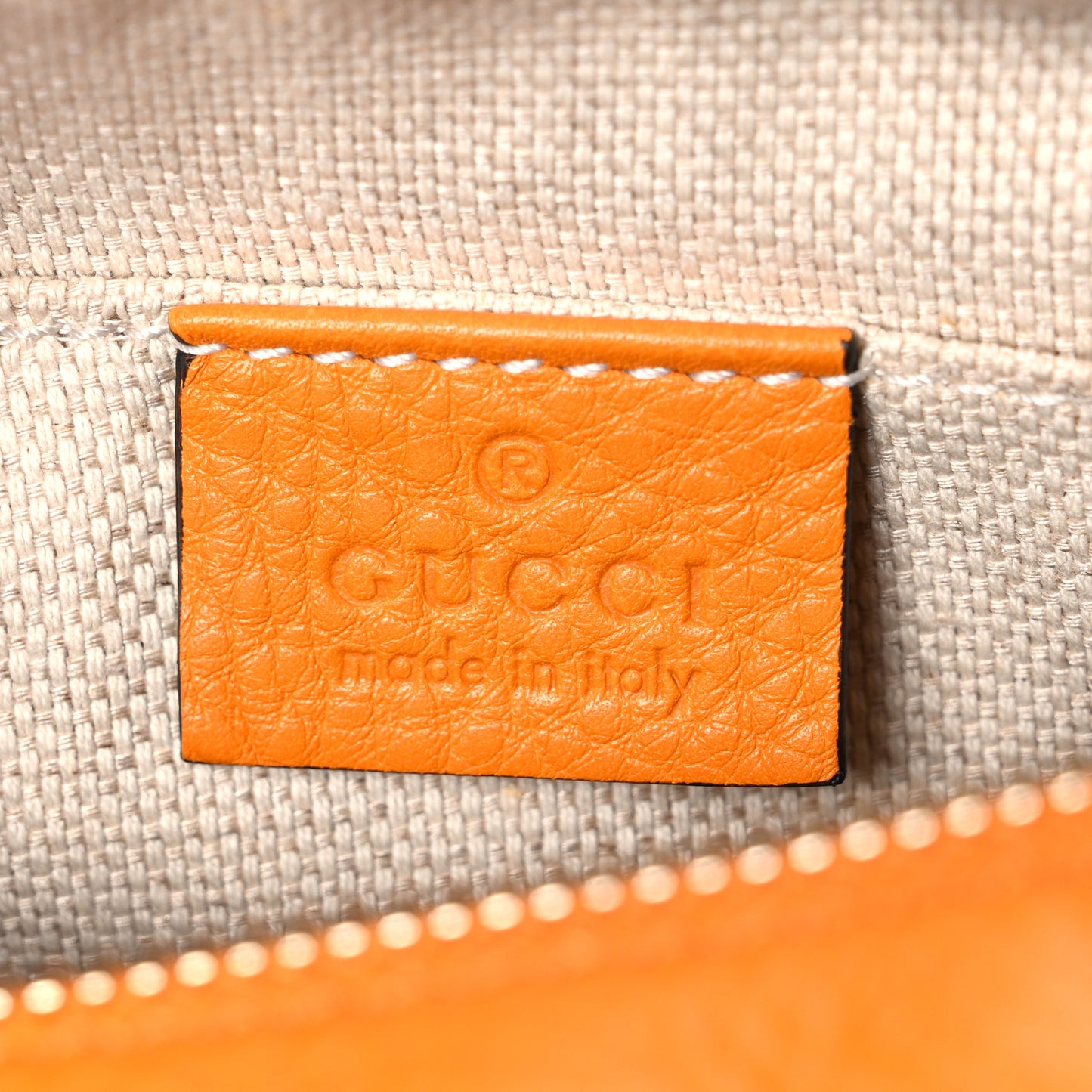 Pebbled Calfskin Small Soho Disco Bag Curcuma