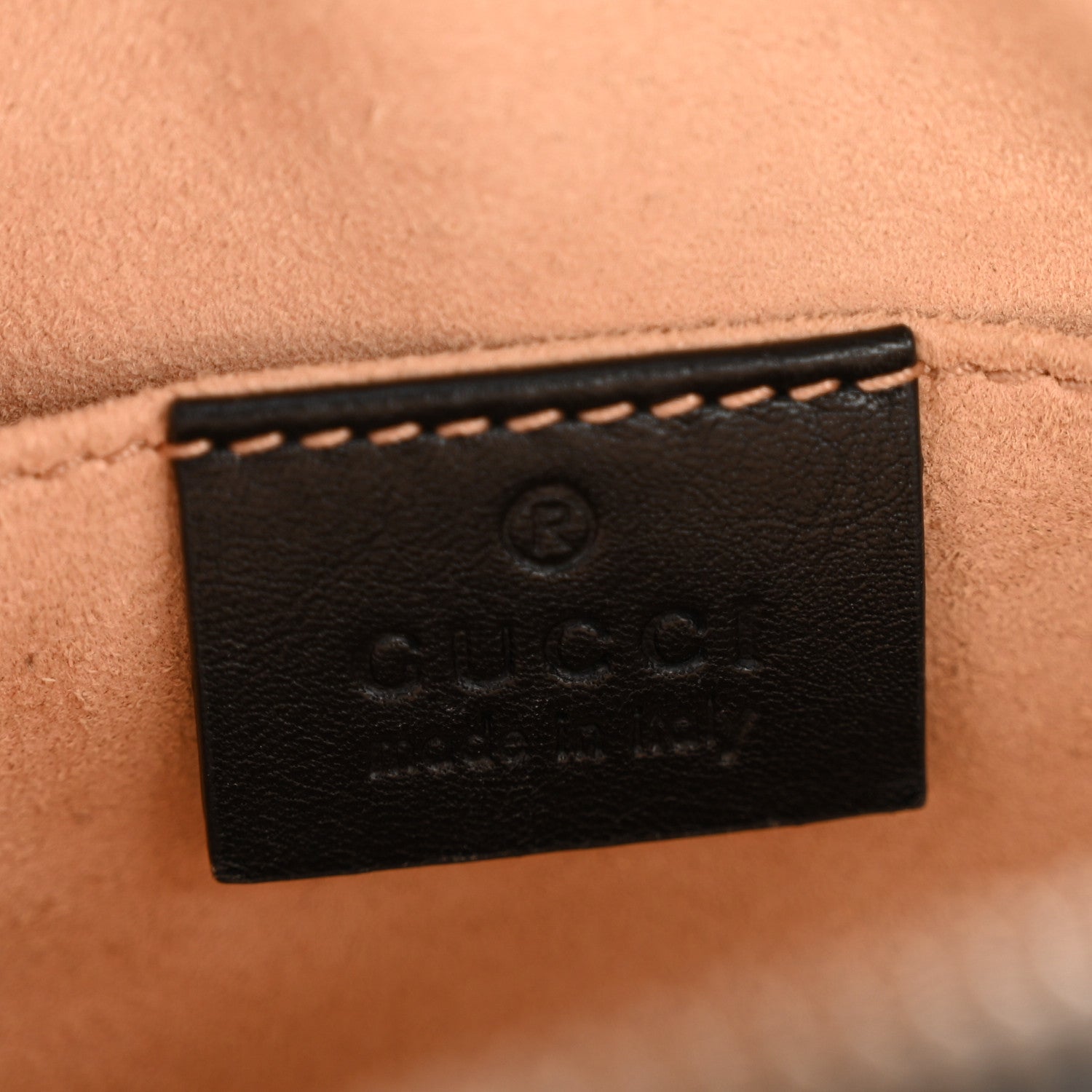 Gucci Calfskin Matelasse GG Marmont Belt Bag 85 34 Black 6 of 12