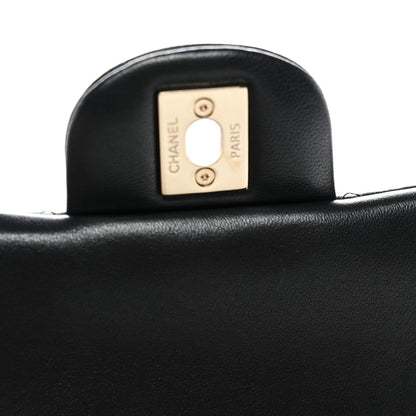 Chanel Lambskin Quilted Mini Rectangular Flap Black 8 of 12