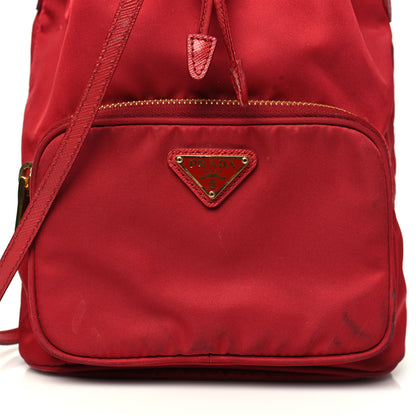 Prada Nylon Vela Saffiano Mini Bucket Crossbody Bag 11 of 15