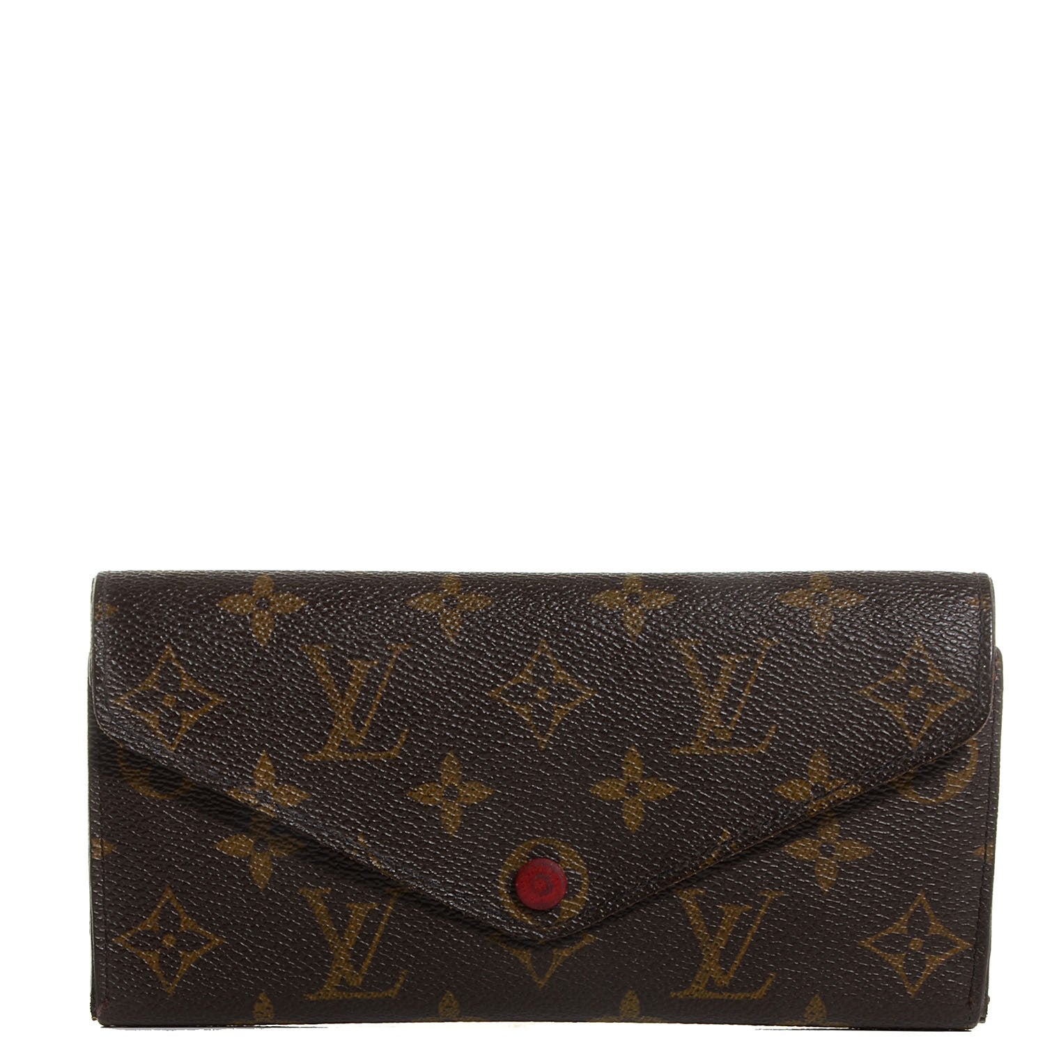 Louis Vuitton Monogram Josephine Wallet Red 1 of 8