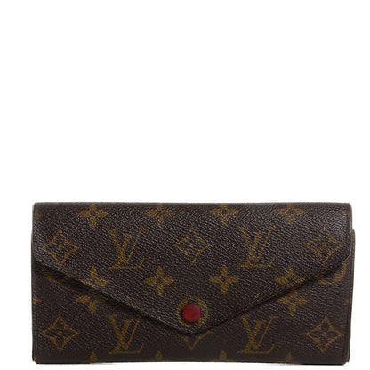 Louis Vuitton Monogram Josephine Wallet Red 1 of 8