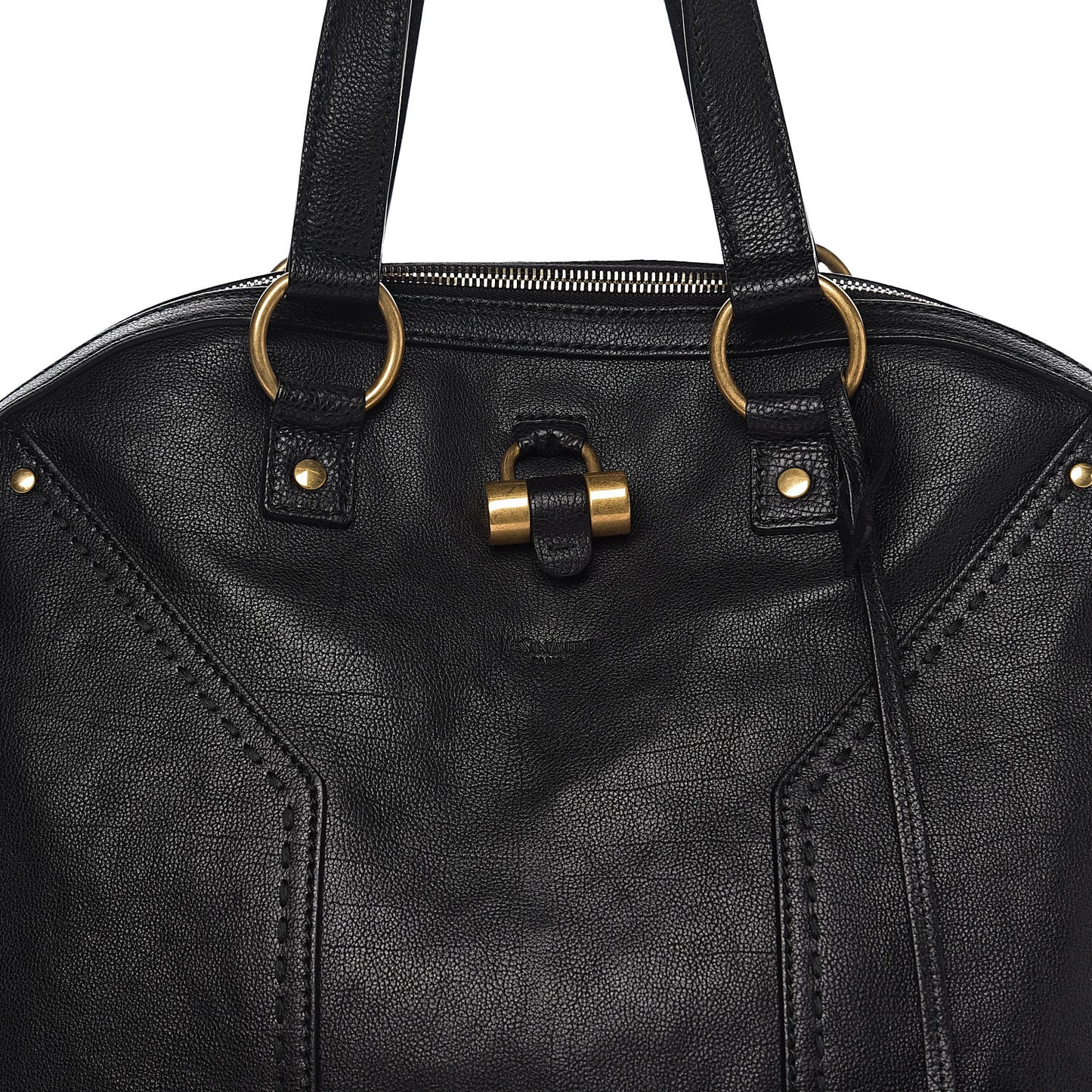 Calfskin Oversized Muse Black