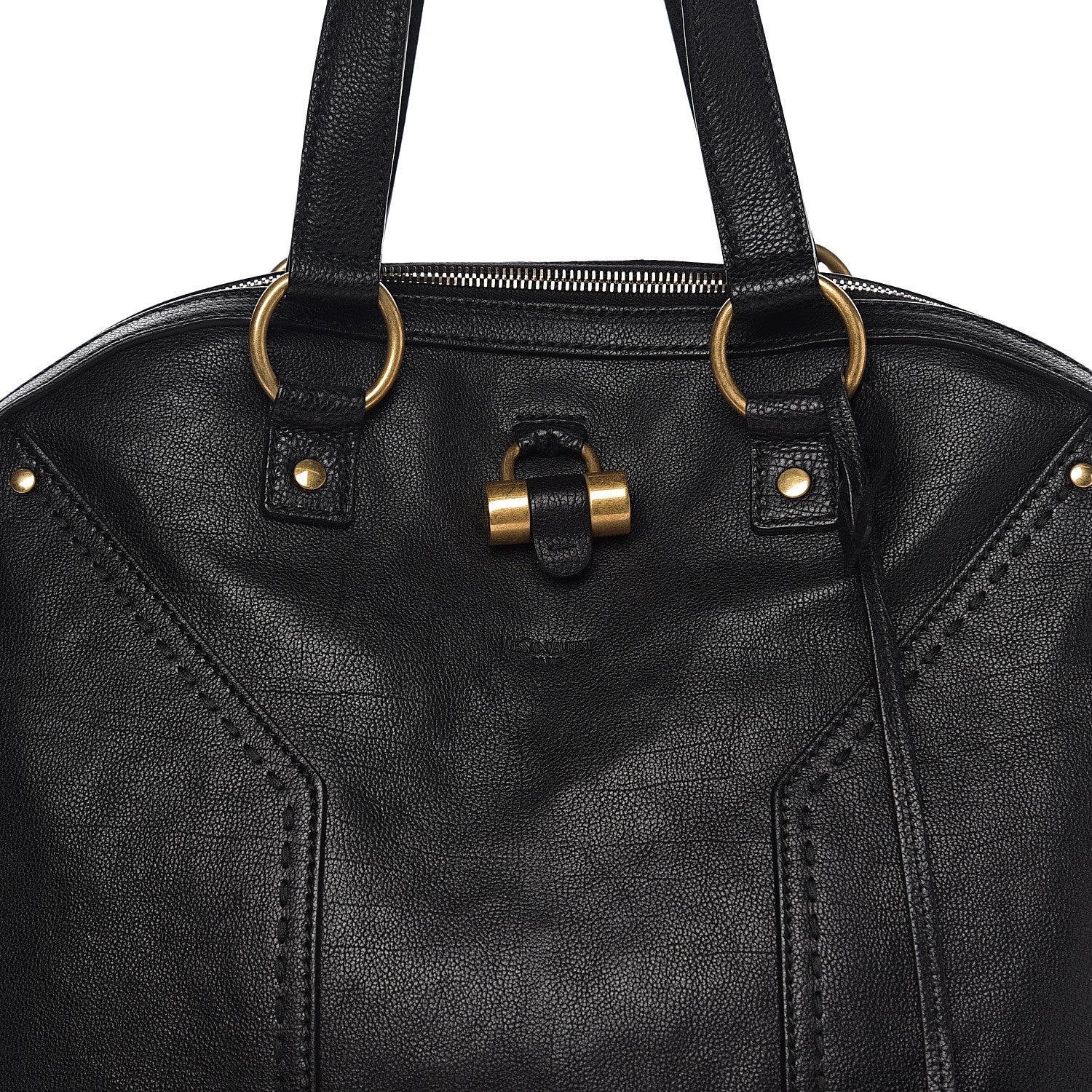Saint Laurent Calfskin Oversized Muse Black 11 of 11