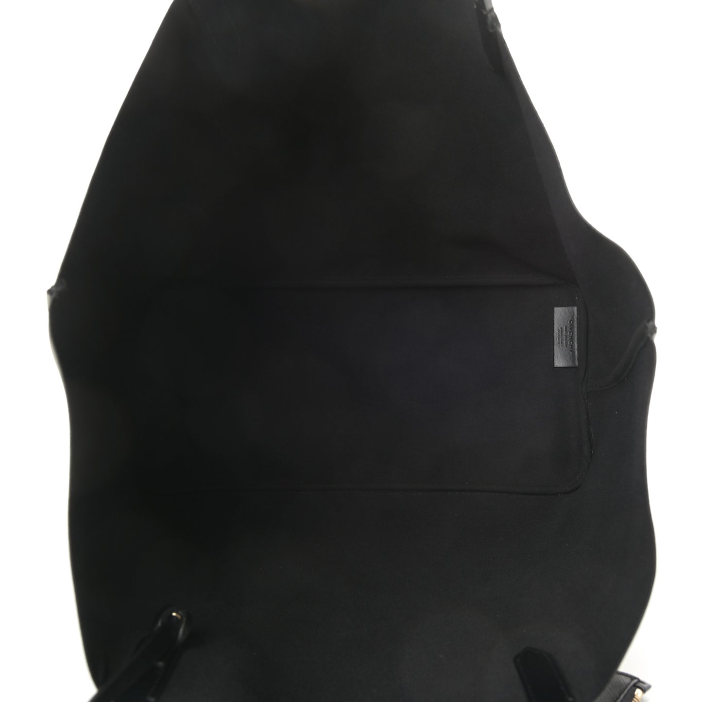 Textured Coated Canvas Bambi Print Large Antigona Tote Black