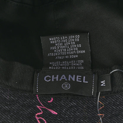 Chanel Denim Mood Cloche Bucket Hat M Black 8 of 8