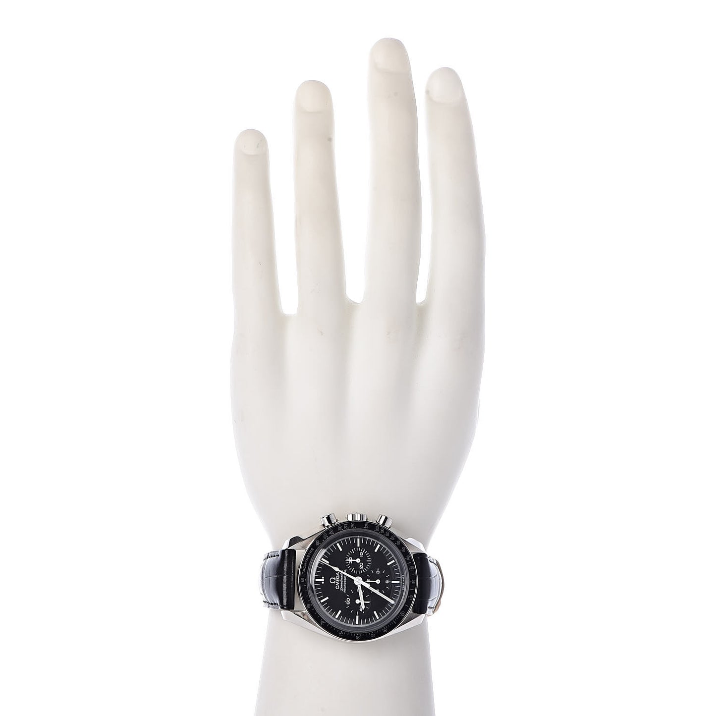 Stainless Steel Alligator 42mm Speedmaster Moonwatch Professional Chronograph Manual Winding Watch Black 311.33.42.30.01.001