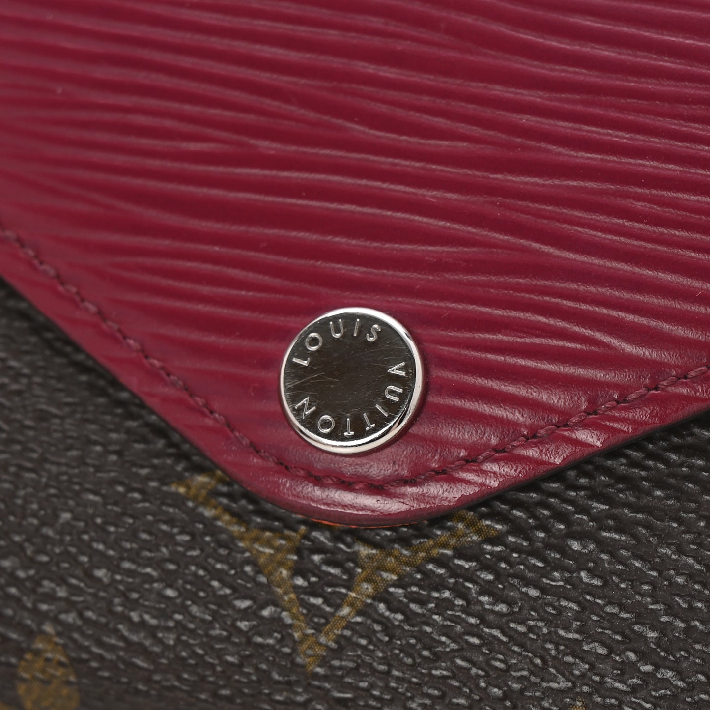 Epi Monogram Marie-Lou Compact Wallet Fuchsia