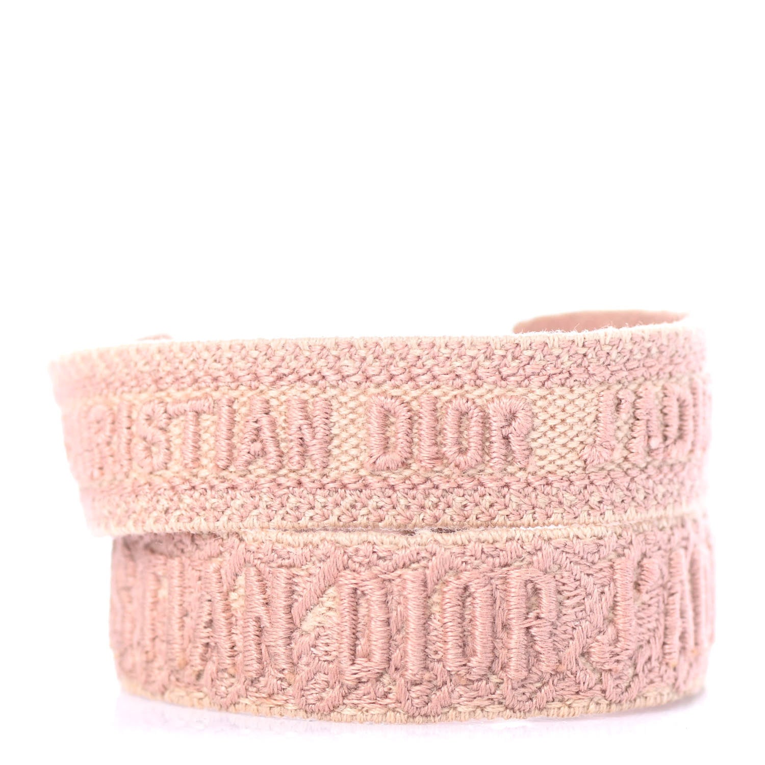 Christian Dior Woven Cotton J'Adior Friendship Bracelet Set Pink 1 of 4