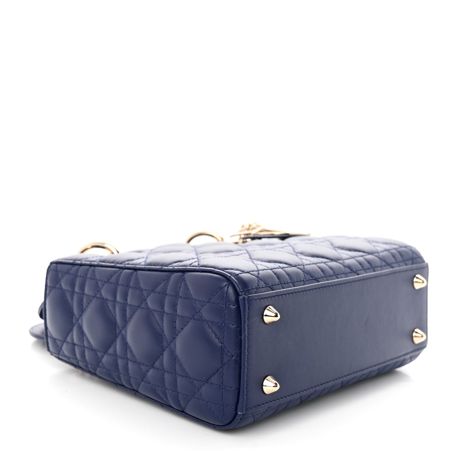Lambskin Cannage Small My ABCDior Lady Dior Royal Blue