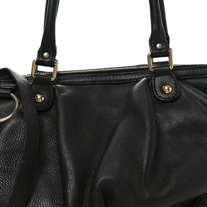 Gucci Calfskin Medium Sukey Top Handle Bag Black 7 of 9