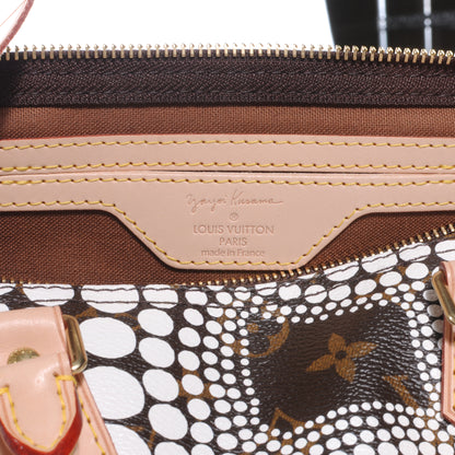 Louis Vuitton Monogram Kusama Town Speedy 30 White 5 of 8
