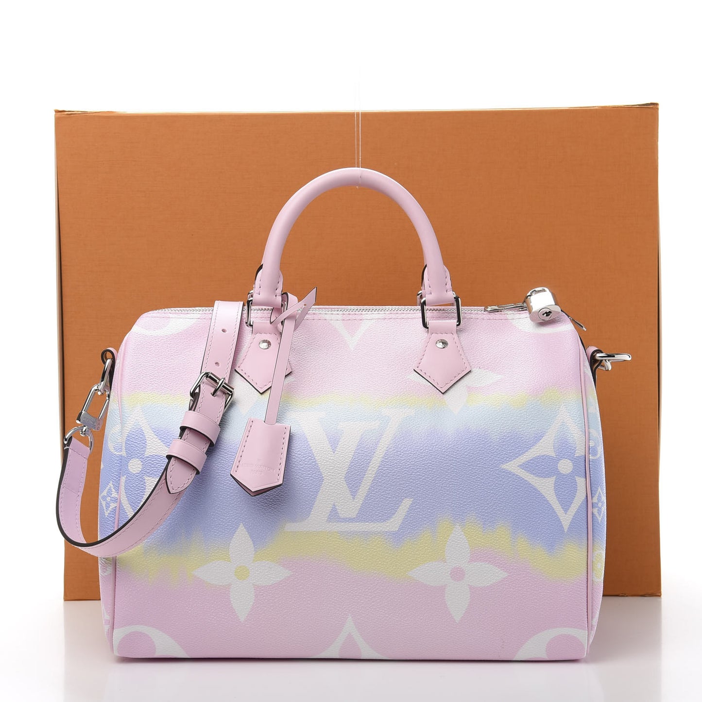 Monogram Escale Speedy Bandouliere 30 Pastel