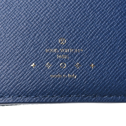 Louis Vuitton Denim Amelia Compact Wallet Blue 6 of 7