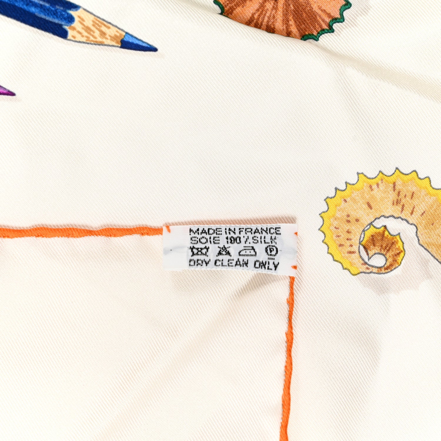 Hermes Silk A Vos Crayons Scarf 90 4 of 4