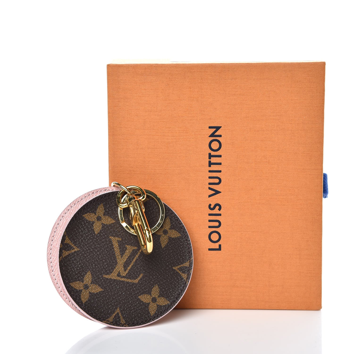 Louis Vuitton Monogram LV Mirror Bag Charm Key Holder Rose Ballerine 7 of 7