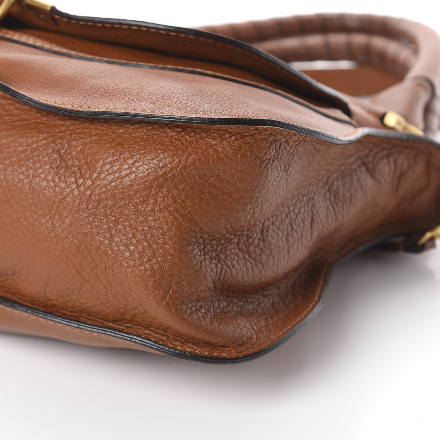 Calfskin Medium Marcie Satchel Tan