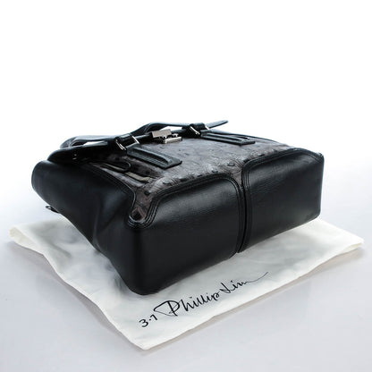 3.1 Phillip Lim 3.1 Turtle Embossed Medium Pashli Satchel Black 4 of 8