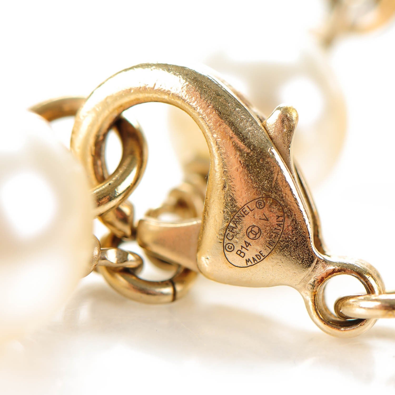 Chanel Pearl CC Bracelet Gold 4 of 5