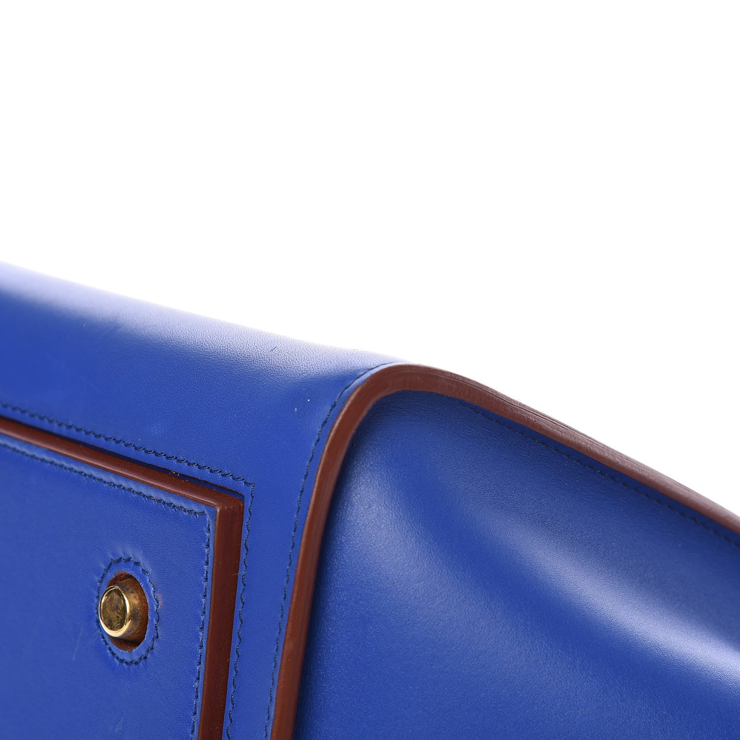 Celine Natural Calfskin Large Tie Knot Tote Royal Blue 12 of 18