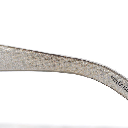 Chanel Metallic Quilted CC Sunglasses 4157-Q Silver 8 of 10