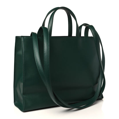 Telfar Vegan Leather Medium Shopping Bag Dark Olive 3 of 8