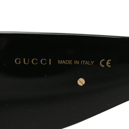Gucci Oversized Aviator Sunglasses GG0152S Black 5 of 7