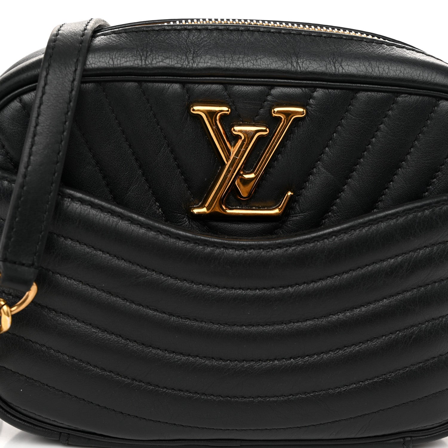 Louis Vuitton Calfskin New Wave Camera Bag Black 8 of 12