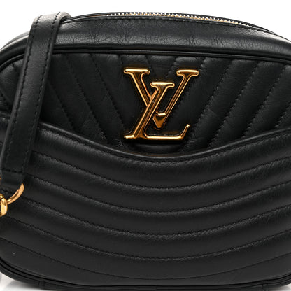 Louis Vuitton Calfskin New Wave Camera Bag Black 8 of 12