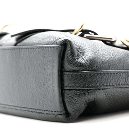 Givenchy Crinkled Calfskin Small Voyou Bag Black 10 of 13