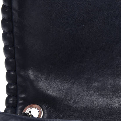 Chanel Calfskin Medium On the Bund Flap Navy 9 of 15