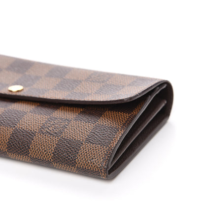 Louis Vuitton Damier Ebene Sarah Wallet 9 of 9