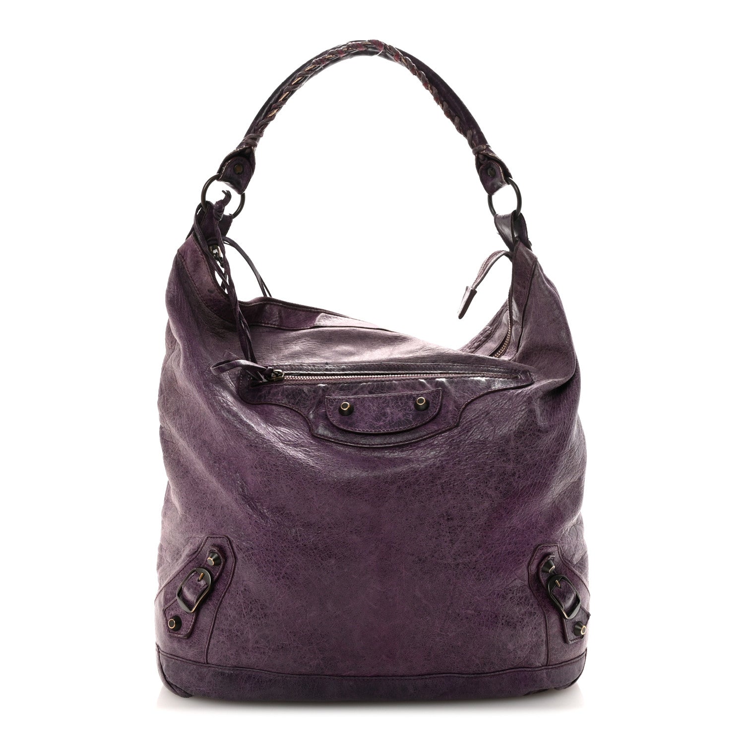 Balenciaga Agneau Classic Hardware Day Hobo Raisin 1 of 11