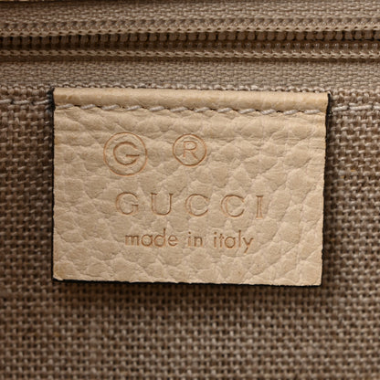 Gucci Dollar Calfskin Interlocking G Shoulder Bag Ivoire 7 of 16