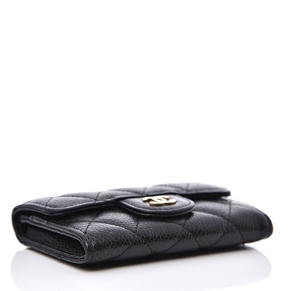 Chanel Caviar Quilted Flap Card Holder Black 3 of 8