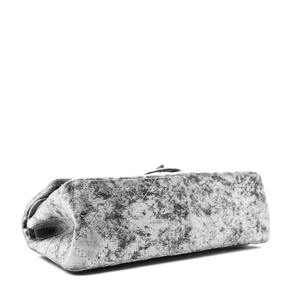 Chanel Metallic Caviar Quilted 2.55 Reissue 226 Flap Silver Black 4 of 10