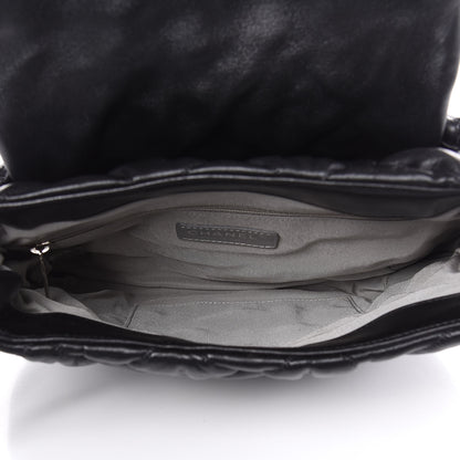 Chanel Lambskin Bubble Quilt Flap Bag Black 5 of 10