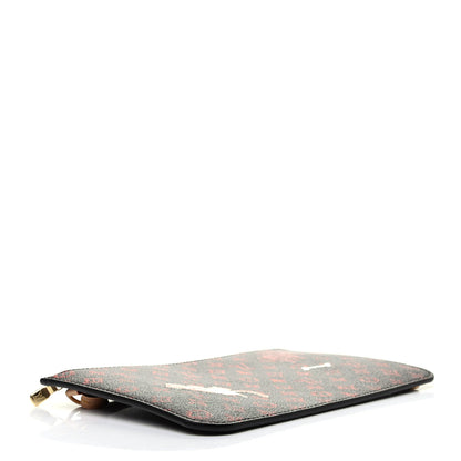 Louis Vuitton Catogram Neverfull MM GM Pochette Marron 4 of 7