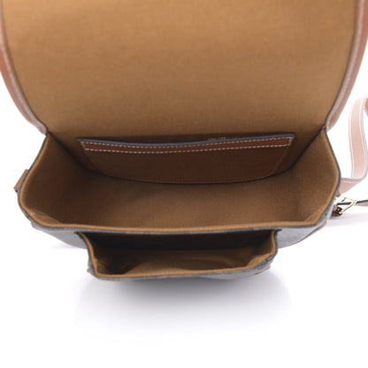 Celine Triomphe Canvas Medium Folco Bag Tan 5 of 10