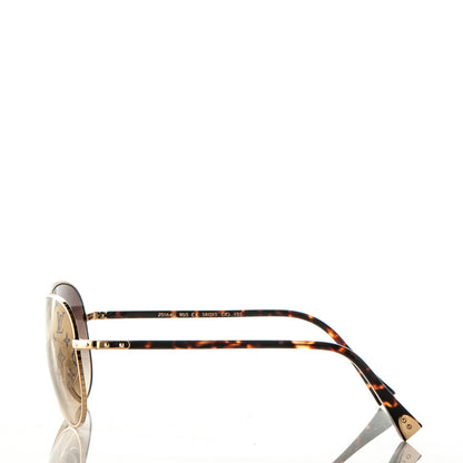 Louis Vuitton Conspiration Pilote Sunglasses Z0164U Gold 3 of 7