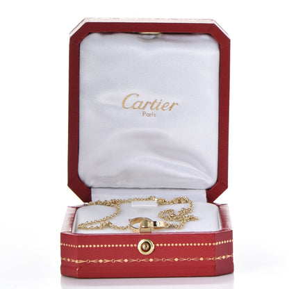 Cartier 18K Yellow Gold Interlocking LOVE Necklace 11 of 11