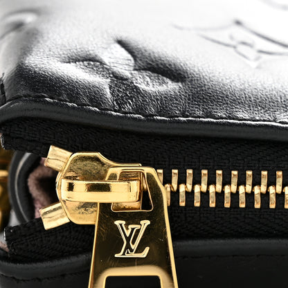 Louis Vuitton Lambskin Embossed Monogram Coussin PM Black 10 of 10