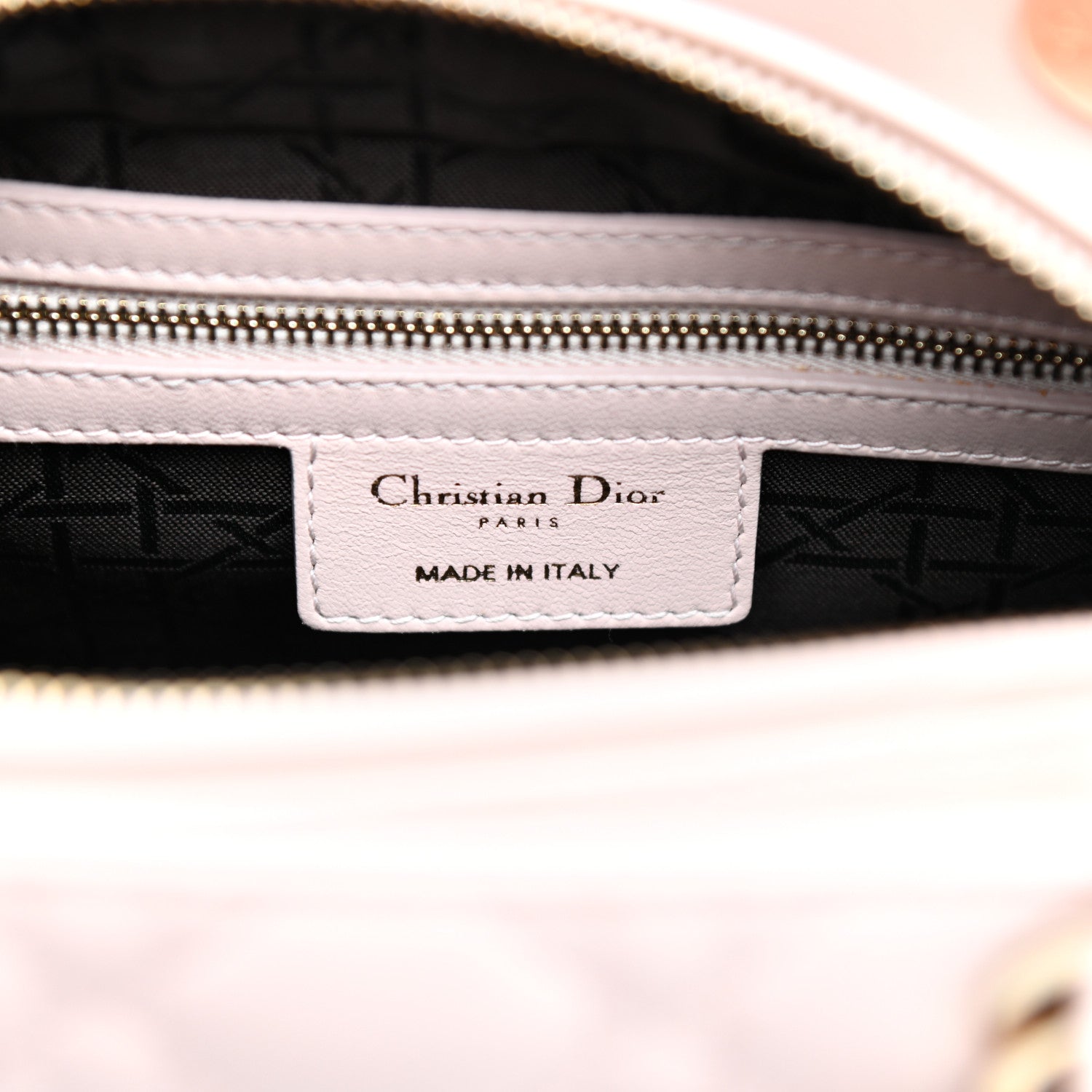 Christian Dior Lambskin Cannage Medium Lady Dior Light Pink 6 of 10