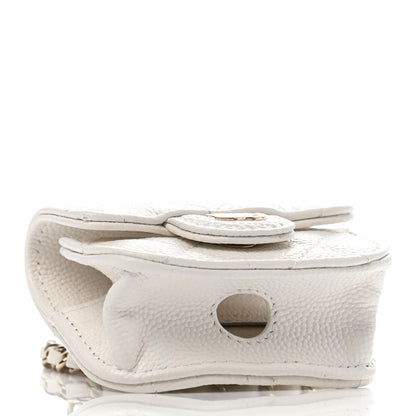 Chanel Caviar Quilted Airpods Pro Case White 3 of 4