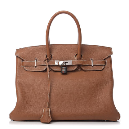 Hermes Togo Birkin 35 Gold 1 of 9