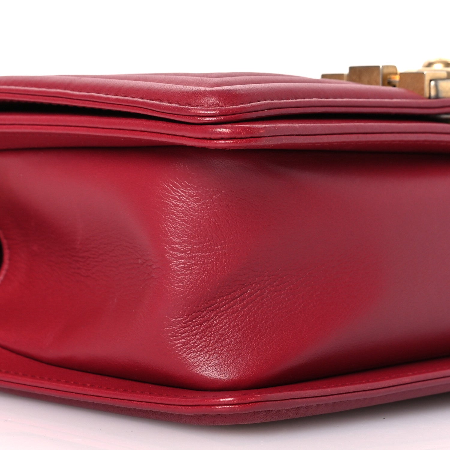 Chanel Calfskin Quilted Small Boy Flap Red 10 of 15