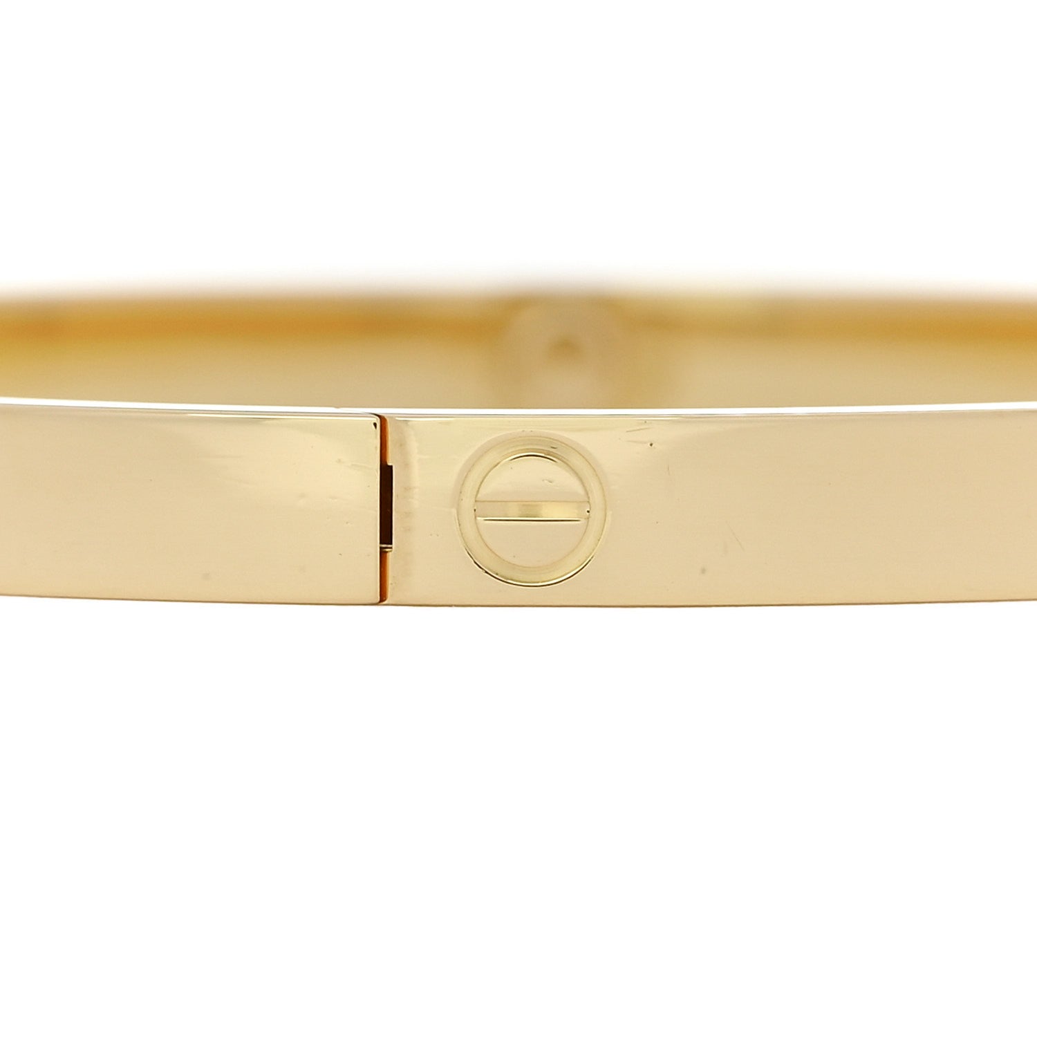 Cartier 18K Yellow Gold Medium LOVE Bracelet 19 5 of 8