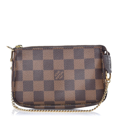 Louis Vuitton Damier Ebene Mini Pochette Accessories 1 of 8