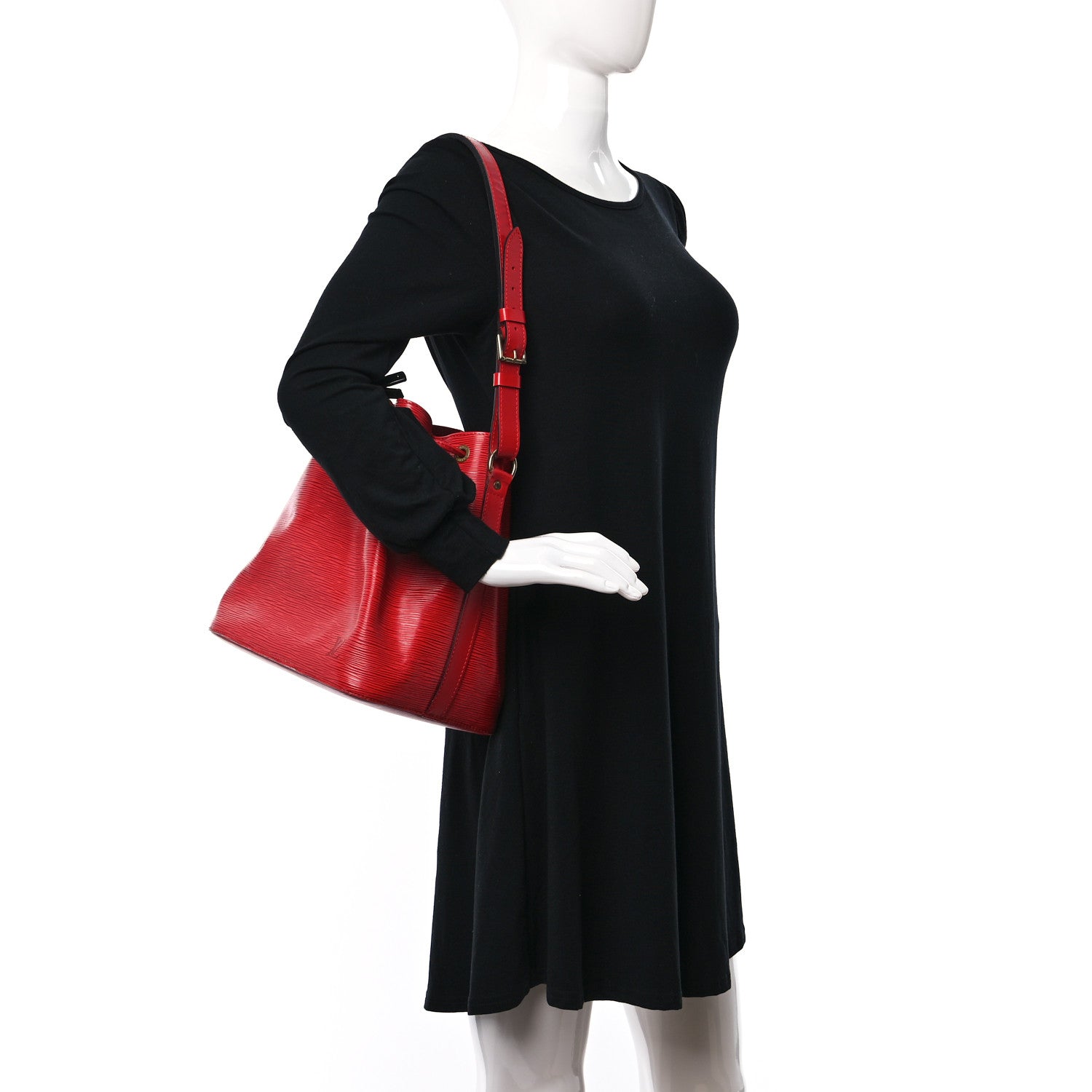 Louis Vuitton Epi Petit Noe Castillan Red 2 of 9