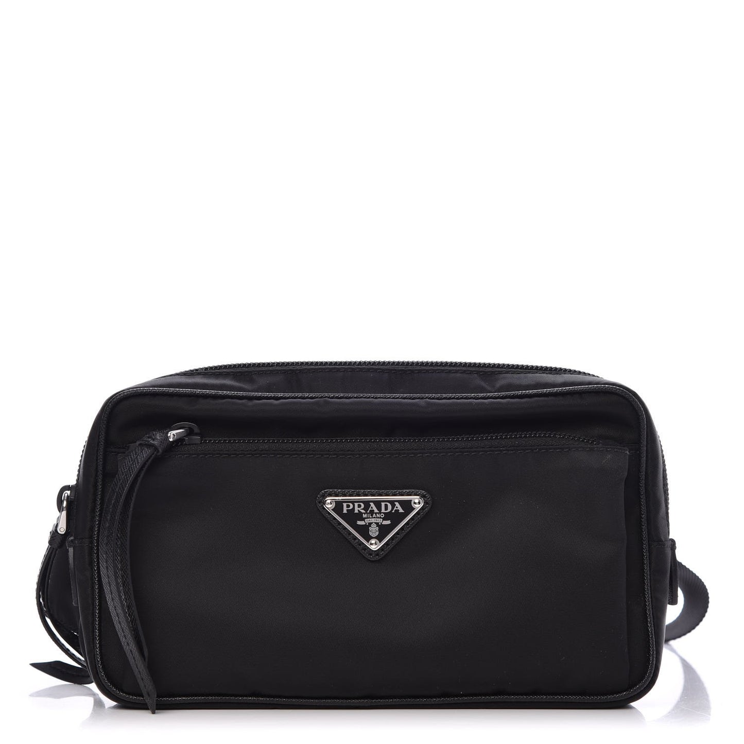 Tessuto Nylon Saffiano Belt Bag Nero Black